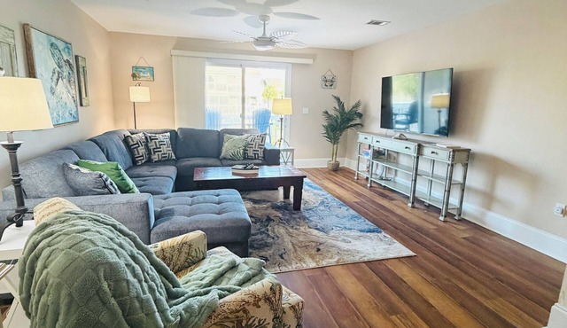NEW! Prince Oswald’s Palm Patrol - 2BR Townhome in Barrier Dunes - Pet Friendly