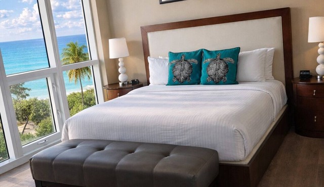 NEWLY RENO Ocean View! Palm beach resort spa 2bd
