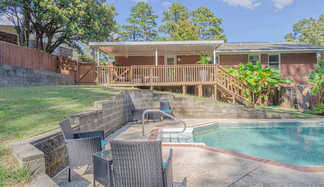 North Columbus Pool Oasis w/Patio | Near Ft Moore