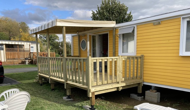 Plot 266 | Mobile home elegance at Domaine de Litteau 4* without Fun Pass in Litteau