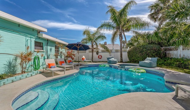 Pool Home! Steps to the Beach! | Great For Families & Groups