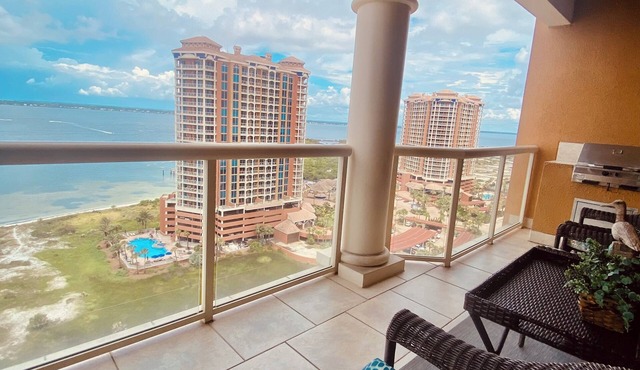 Portofino Pensacola Beach Paradise 2 bedroom 2 1/2 bath dolphin view room