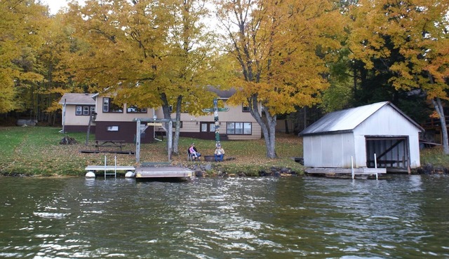 Private lakefront on the Cisco Chain in the heart of Michigan’s Upper Peninsula. in Watersmeet