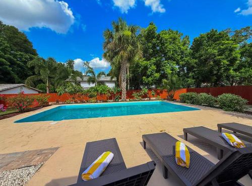 Private Pool Game Room Fun Fenced Yard in Winter Haven