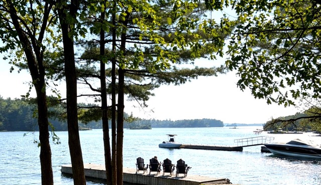 Private Waterfront Cottage ~ Dock & Sunset Views in the Thousand Islands in Lansdowne