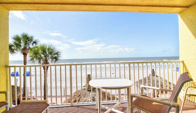 Ram Sea 102 is a Silver 1- bedroom 1 bath Gulf Front Condo