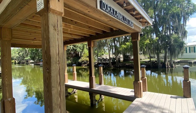 Relax on the Dora Canal w/Dock, Kayaks & Fire pit (Pontoon Rental option)