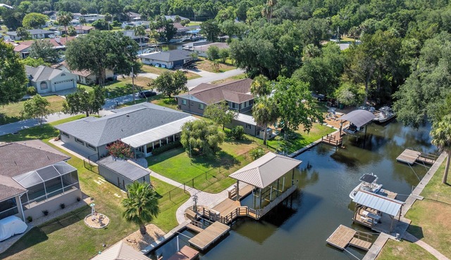 Reserve your stay today! Canal-front rental with a boat dock available.