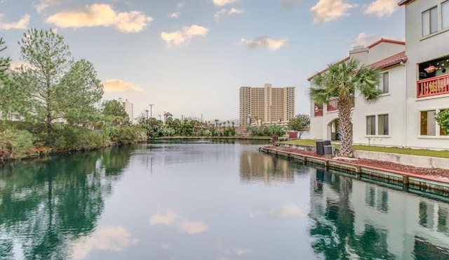 Resort condo near beach with private balcony WiFi pool tennis & dock