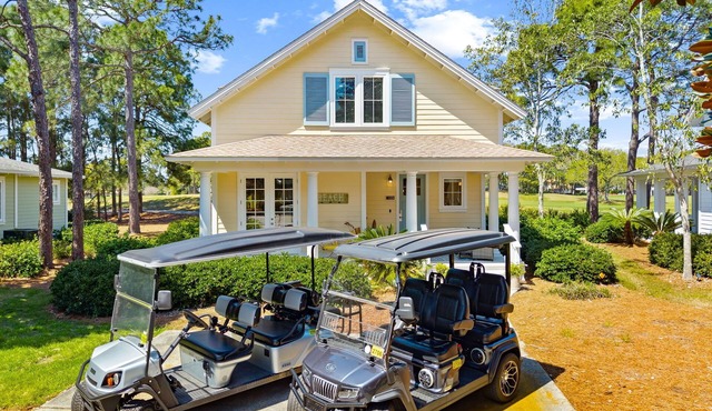 Resort Living: 2 Golf Carts + Pets Welcome