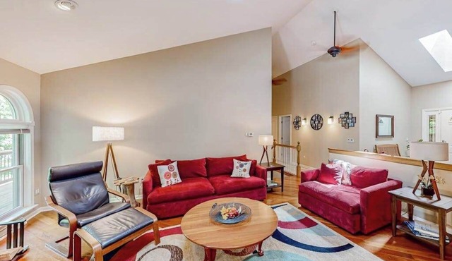 Riverfront home with deck & fireplace - near Crystal Mountain & golf courses