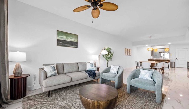 Space Coast retreat w/balconies & resort access
