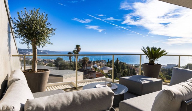Splendide Appartement Nice Blue Pearl Tout Confort VUE MER Panoramique in Nice