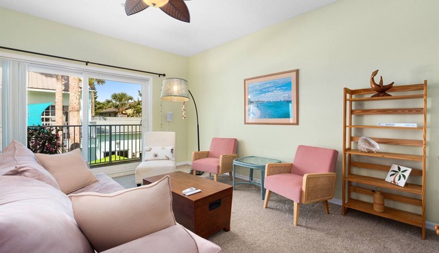 Stay ON Flagler Avenue! Charming Condo with Full Kitchen, Parking and Courtyard!