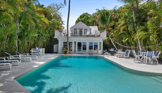 The Coastal Manor Waterfront Pool Home- 2BR/2BA