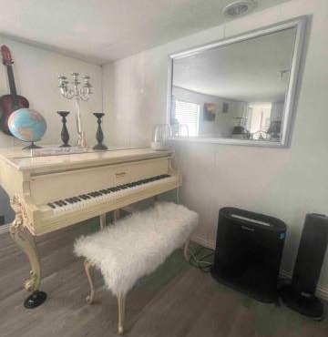 Tiny but cozy manufactured house