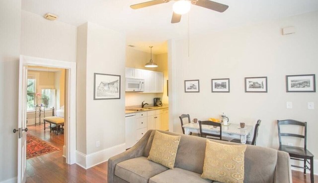 Top Floor Row Home Looking Out Over Forsyth Park by Lucky Savannah