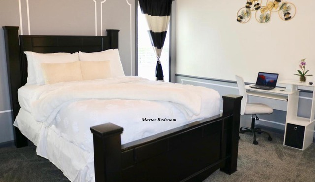 Tranquil Master Bedroom Near Fort Liberty(Bragg) in Hope Mills