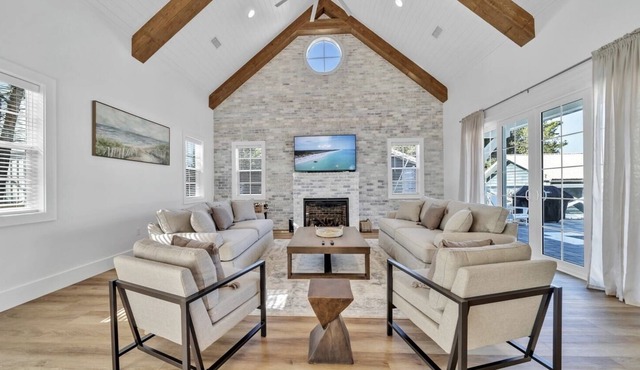 Upscale home on beach side of 30A - Private Heated Pool - Steps to the beach