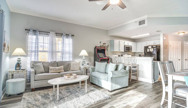 Waterfront Condo w/Arcade in Treasure Island!