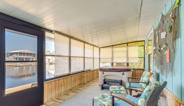 Waterfront Hernando Beach Home w/Dock & Hot Tub!