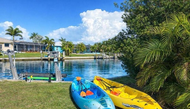 Waterfront Home with Kayaks Private Dock and Gulf Access Punta Gorda Isles