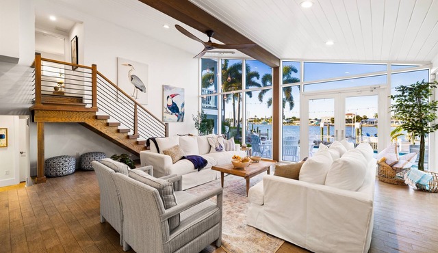 Waterfront Oasis | Pool, Dock, Golf Cart to Beach