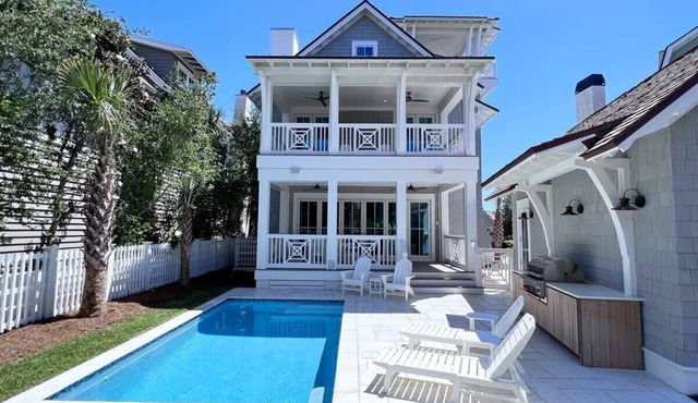 Watersound 30A Luxury · 5BR · Pool·Bikes·Grill