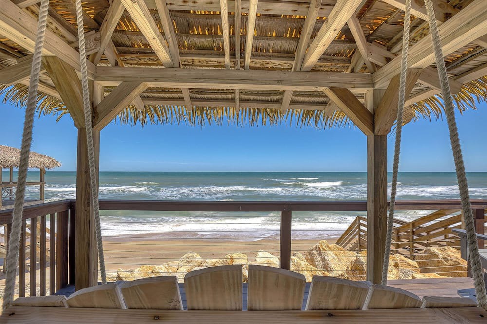 Bethune Beach House | Oceanfront Beach Home Private Walkway onto no drive beach