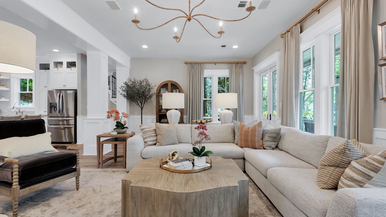 Photo of Livingroom in Watercolor