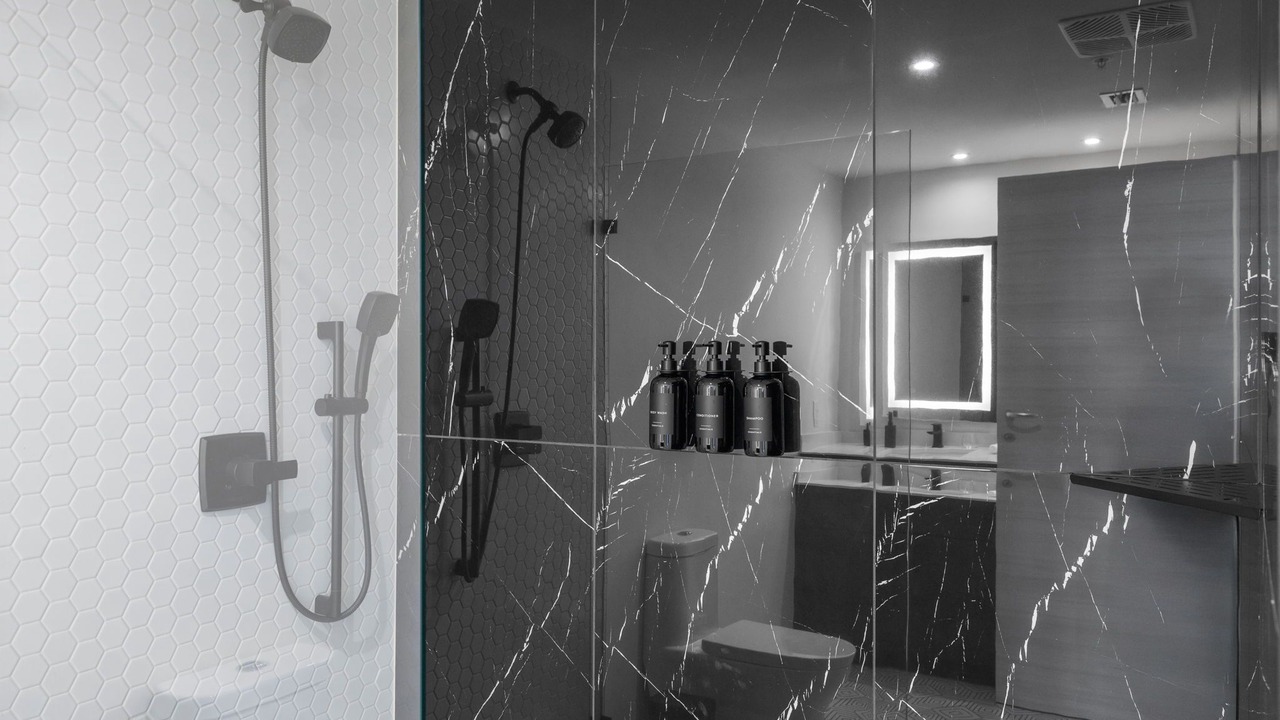 Photo of Bathroom in Industrial Section