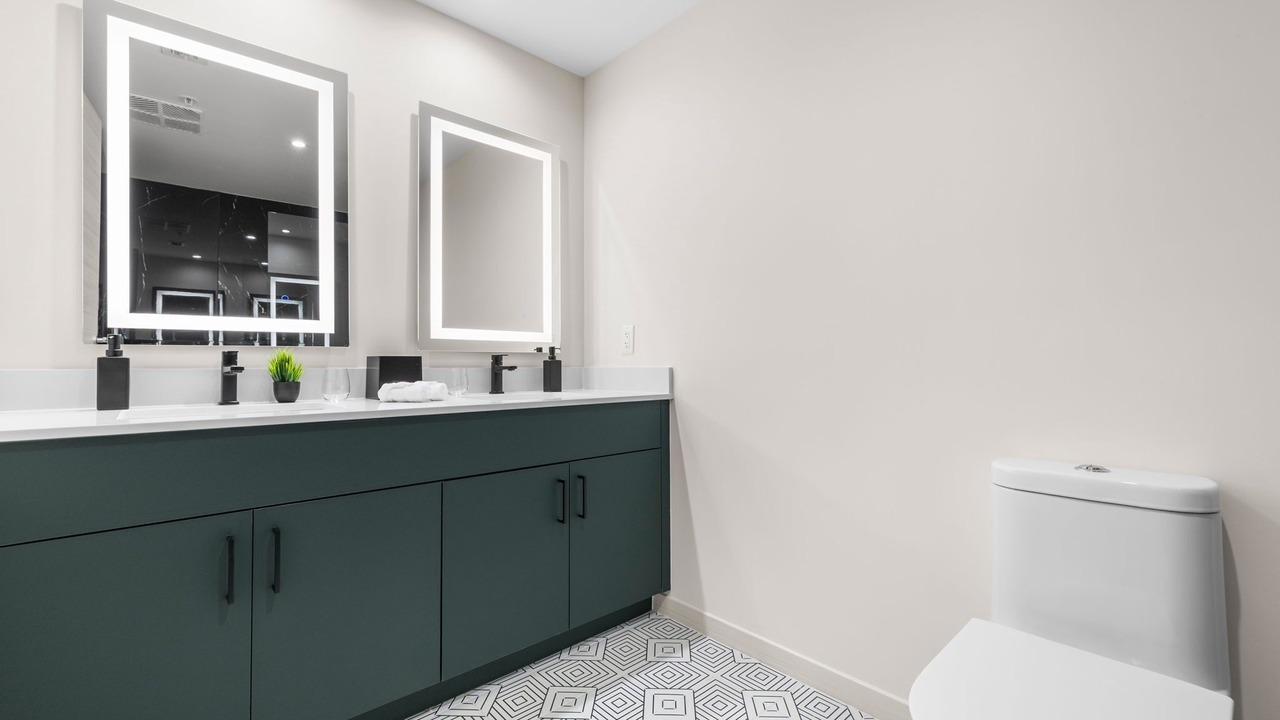 Photo of Bathroom in Industrial Section