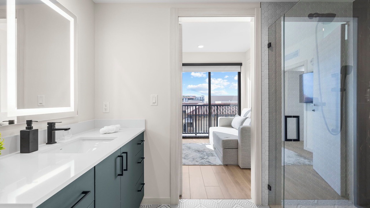 Photo of Bathroom in Industrial Section