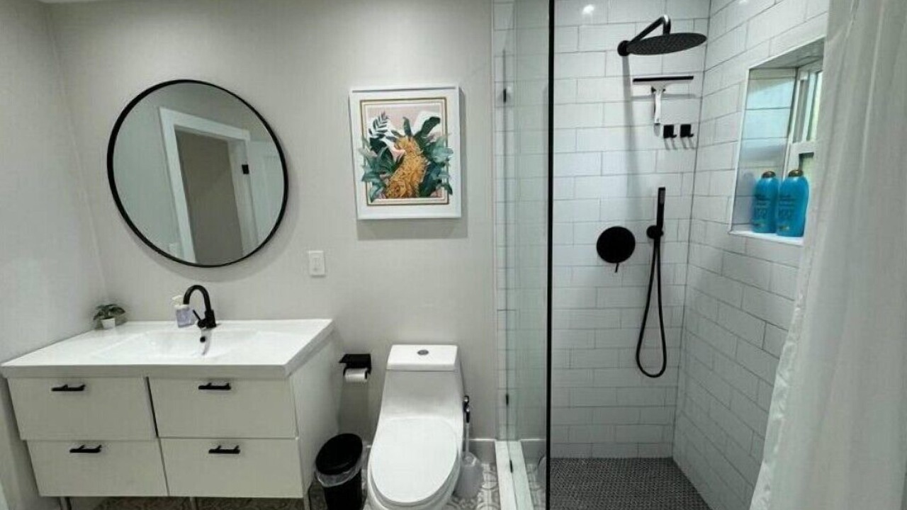 Photo of Bathroom in Tangerine