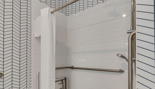 Standard Room, 1 King Bed, Roll-in Shower (Mobility Accessible)