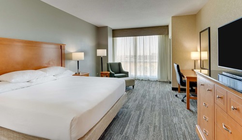 Suite, 1 King Bed with Sofa bed, Accessible (Sofa Sleeper, Tub, 2 Rooms)