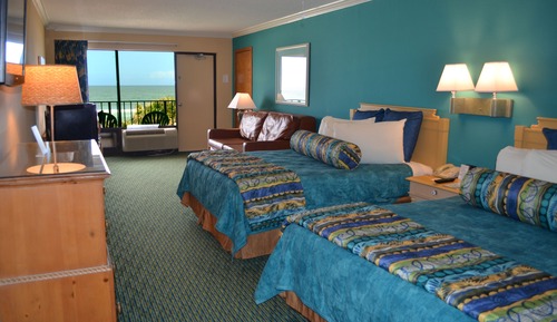 Oceanfront, 2 Queen Beds, Non-Smoking