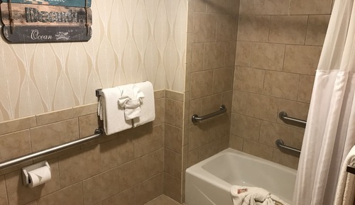 Accessible, Oceanfront, Kitchen, 2 Queen Beds
