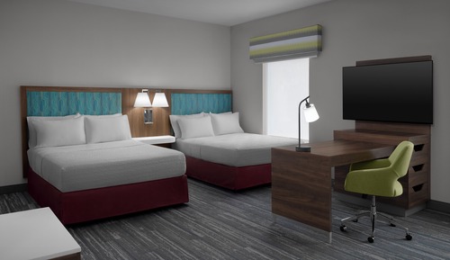Studio, 2 Queen Beds, Accessible, Non Smoking