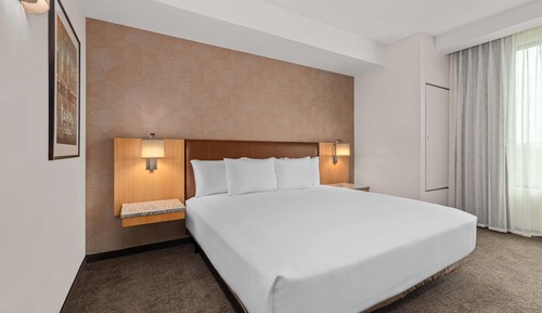 Suite, 1 King Bed with Sofa bed (Sofa Sleeper, Roll-in Shower, 2 Rooms)