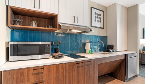 Studio Suite, 1 King Bed with Sofa bed, Accessible, Kitchen (Tub, Hearing Accessible)