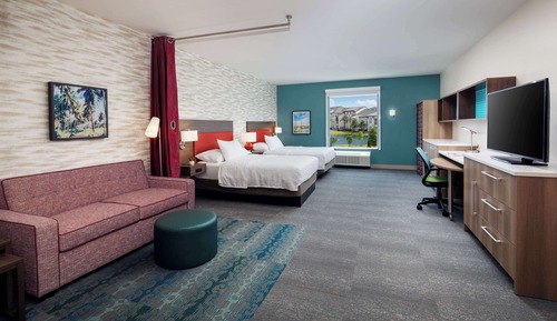 Studio, 2 Queen Beds, Accessible (Hearing)