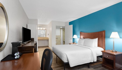 Deluxe Room, 1 Queen Bed, Mobility Accessible, Non Smoking (Roll-In Shower)
