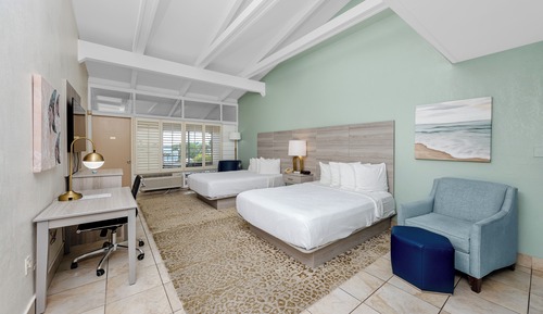 Standard Room, 2 Queen Beds, Balcony, Harbor View (Larger Room)