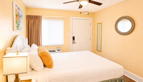 Standard Room, 1 King Bed, Non Smoking, Refrigerator & Microwave