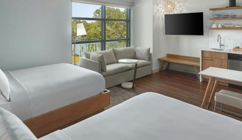 Studio Suite with Two Queen Beds and Sofa Bed - River View