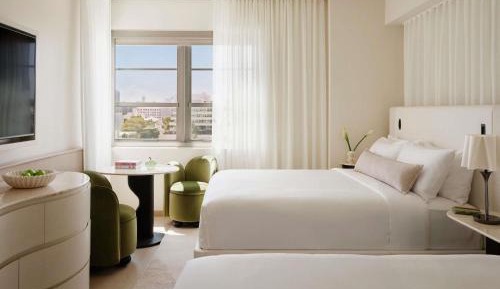 King & Two Queen Bedrooms with Interior Door