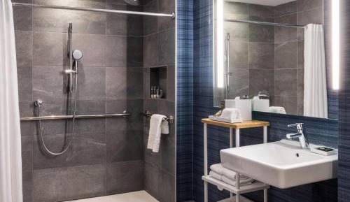 Superior King Room with Roll-In Shower City and Park View - Mobility Accessible