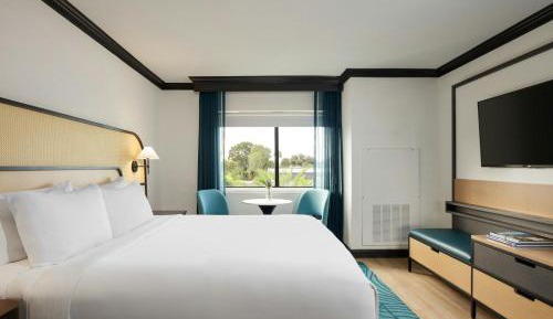 King Room with Patio - Poolside View