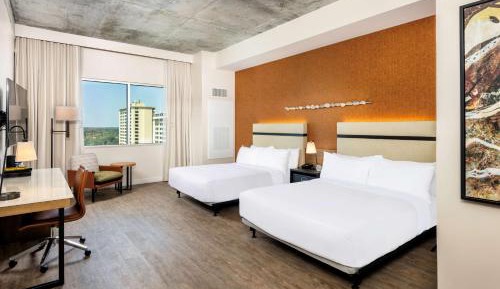 Queen Room with Two Queen Beds and City View